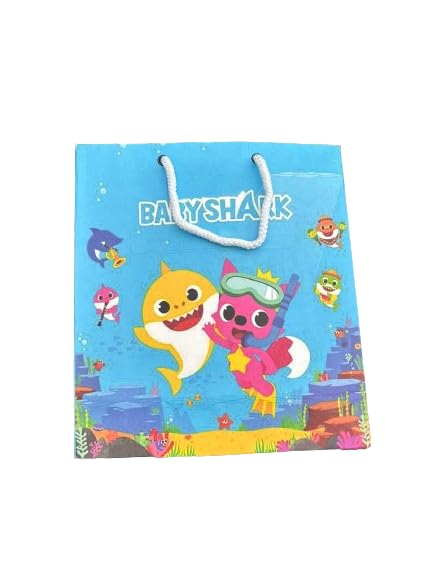 Bookzania Baby Shark Paper Bag Return Gift Bags For Birthday Gift Carry Bags Gifts Boys & Girls,Cartoon Favor Multicolor 10 Pieces (B0DFYLQDXX) Amazon Price History, Amazon Price Tracker