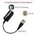 NVRTTRR Video Balun Connectors, 10 Pairs Cat5 HD Mini CCTV BNC Passive Transceivers for CCTV Security Camera System (10 Pack Video balun101)