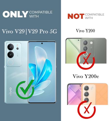 Image of Jkobi Rubberised Back Cover Case for Vivo V29 | Vivo V29 Pro 5G (Textured Grip Design | Micro-Fiber Cloth Inside | Slim and Light Weight | Soft Touch and Feel)