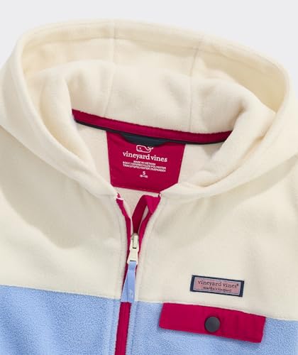 vineyard vines Girls Boxy Harbor Fleece Jacket