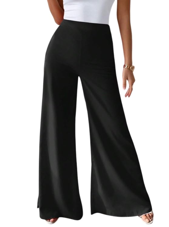 MCA Pantaloni Donna a Vita Alta Made in Italy...