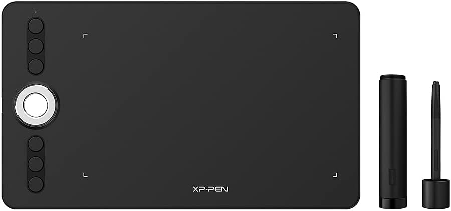XP-PEN Deco 02 Digital Graphics Drawing Tablet Drawing Pen Tablet with  Battery-Free Passive Stylus and 6 Shortcut Keys (8192 Levels Pressure)