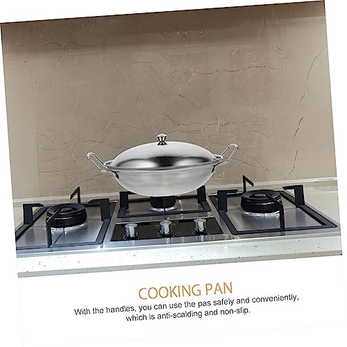 Wok de acero inoxidable para cocina miniatura 7