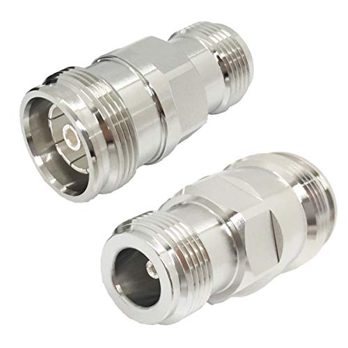 4.3/10 Mini Din Connector Female Jack to N Female Jack Adapter 4.3-10 Mini Din Female to N Female Adaptor (4.3/10 Female to N Female)