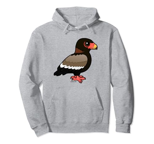 Cute Cartoon Bateleur Birdorable Raptor Species Bird of Prey Pullover Hoodie