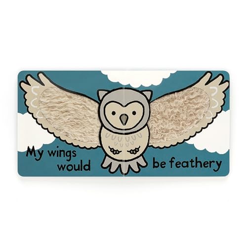 Image of Jellycat If I were an Owl: A Touch and Feel Board Book Children's Book - Baby Gift
