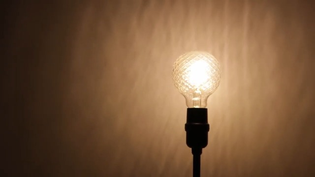 Image of Westinghouse 5268000 5.5 Watt (40 Watt Equivalent) Cut Glass G25 Dimmable Clear Filament LED Light Bulb, Medium Base