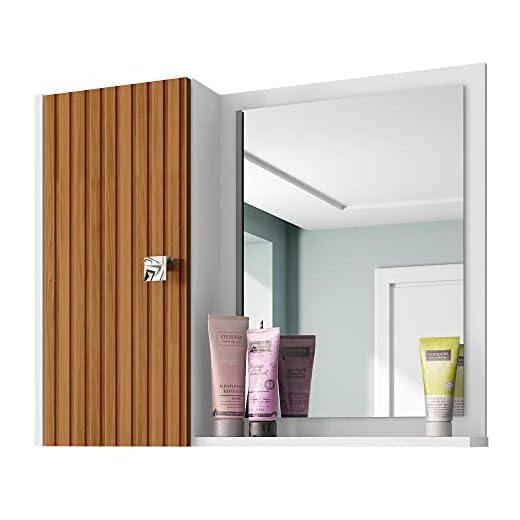 Espelheira Gênova Branco Ripado