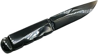 WAHOM 黒曜石の短剣ヒーリングクリスタル保護石手作りナイフ男性ギフト魔法のお守り剣魔女用品装飾品