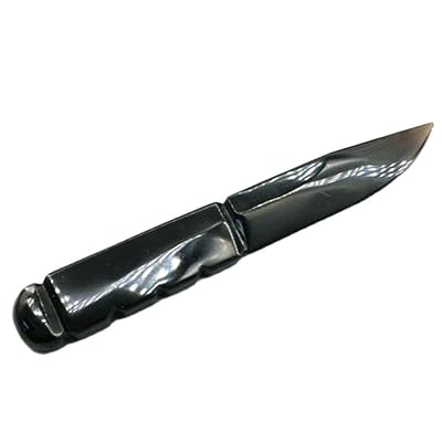 WAHOM Daga de obsidiana, Piedra curativa de protección de Cristal, Cuchillo Hecho a Mano, Regalos for Hombres, talismán mágico, Espada, Suministros de Bruja, Adornos | Ya disponible en tu tienda friki favorita! En mundofriki.es!