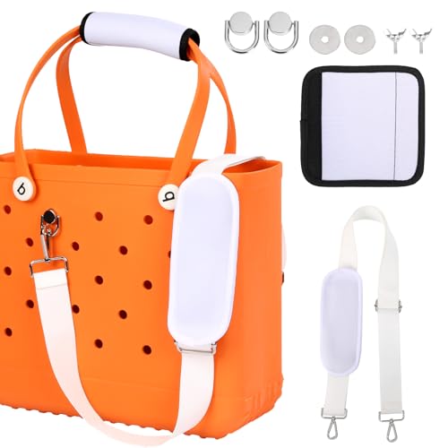 Strap Wrap for Bogg Bag Accessories - Adjustable Crossbody Shoulder Long Straps for Beach Rubber Tote Bogg Bag