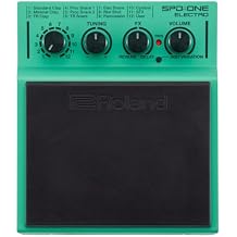 لوحة طبول إلكترونية إيقاعية Roland SPD-1E، كهربائية، خضراء