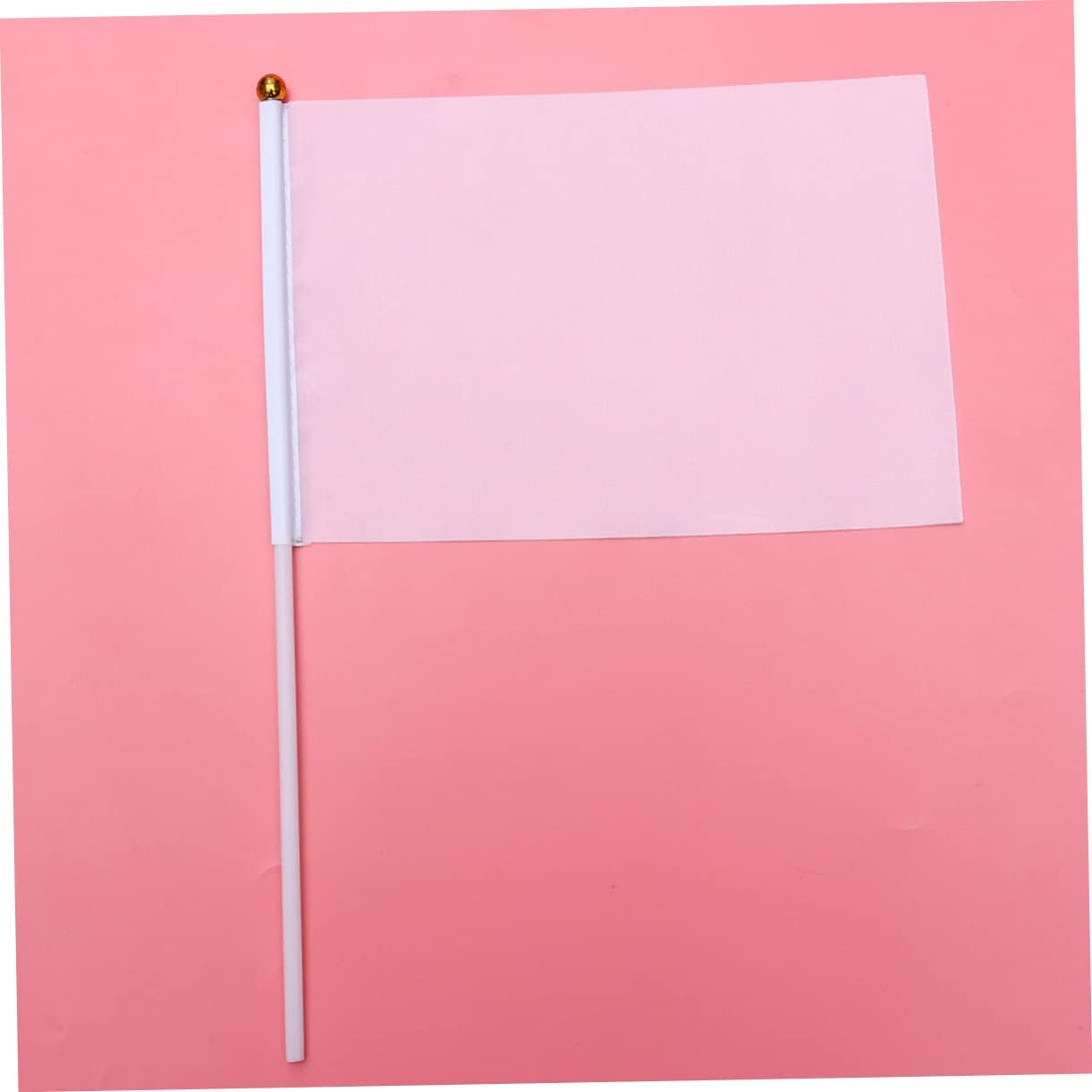 FOYTOKI 24pcs Referee Flag Banner Flags for Party White to Decorate Racing Banner Pennant