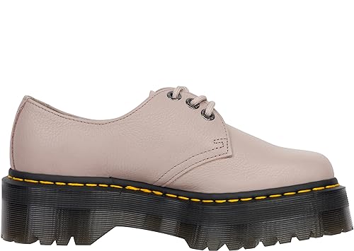 Image of Dr. Martens Womens 1461 Quad Smooth Leather Platform Shoes