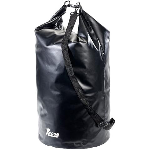 Xcase Drybag: Wasserdichter Packsack 70 Liter, schwarz (Seesack wasserdicht) Cover