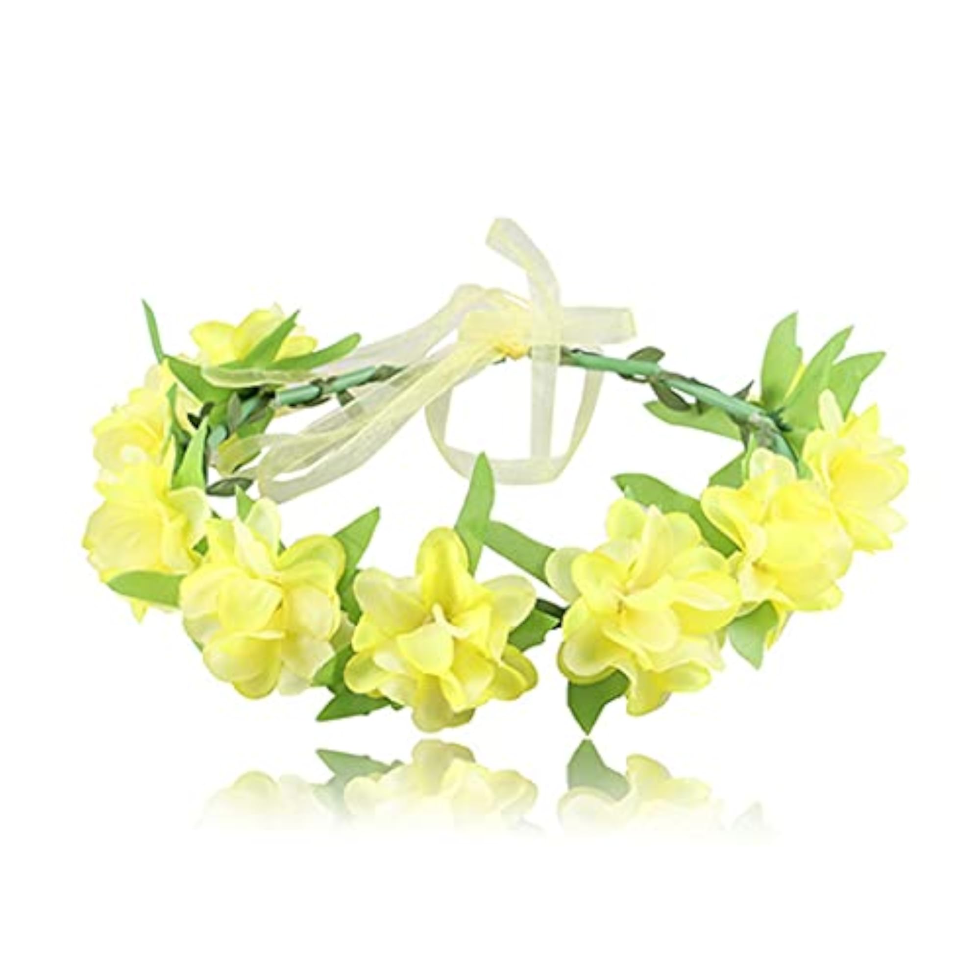 Artificial Flower Headband Decorative Hair Accessory for Women