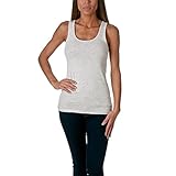 Next Level Apparel Women's Jersey Tank Top, Light Heather Gray, X-Large