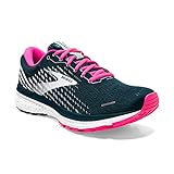 Brooks Women's Ghost 13 Running Shoe - Reflective Pond/Pink/Ice - 7.5
