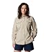 Columbia Women's Bahama Long Sleeve Shirt, Fossil, X-Large