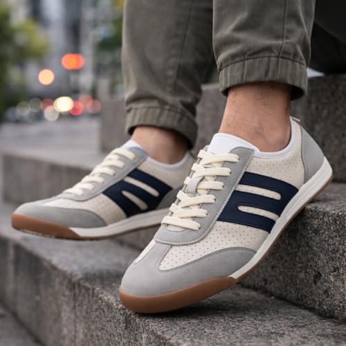 Image of Cruiser Men's Sneakers | Cushioned Insole Comfortable Shoes | Trendy & Stylish Modern Sneakers | Durable TPR Sole Casual Walking Footwear (2664)