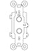 3-Way Push Button Light Switch With Mother-Of-Pearl Inlay