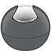 Spirella Bowl Cestino gettacarte da Tavolo - Eccellente per la cameretta, L'Ufficio, Il Bagno e la Cucina - Nero - capacità 1 L - plastica Resistente - con Coperchio - Grigio