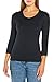 Three Dots Women's 3/4 Sleeve Playgirl Scoop-Neck T-Shirt
