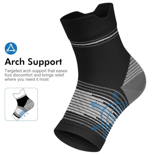 6 Pairs Plantar Fasciitis Socks