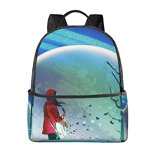 Sac de sport de plein air imprimé guitare pour le travail et les voyages