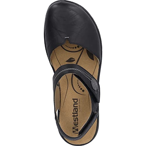 Westland Sandale Ibiza 77 | Noir, Couleur:Noir, Taille:37 – vue 7