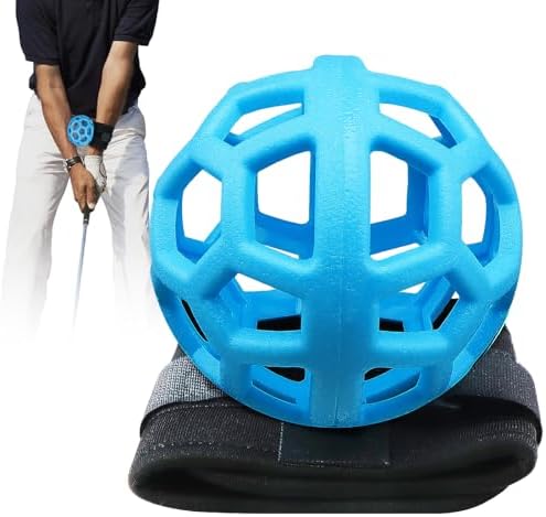 THE GOLFER STORE Golf Trainer Ball Golf Swing Trainer, Practical Training Aid for Golf, Intelligent Ball for Beginner Posture Training, Golf Wrist Strap Training Ball
