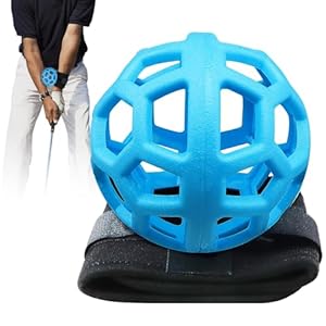THE GOLFER STORE Smart Ball Golf Training Aid Golf Swing Trainer Ball, Practical Training Aid for Golf, Intelligent Ball for Beginner Posture Training, Golf Wrist Strap Training Ball