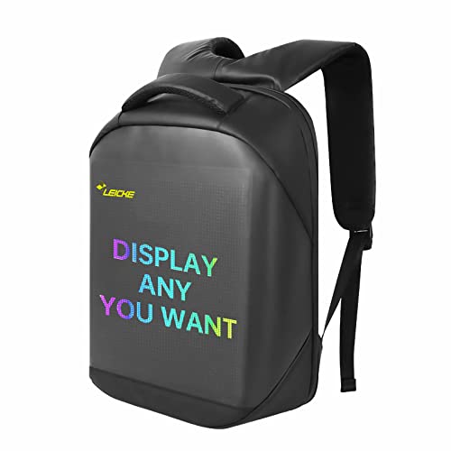 LED Rucksack Mit Musikbeleuchtung - Sicherheitsrucksack Für Fahrrad & Outdoor