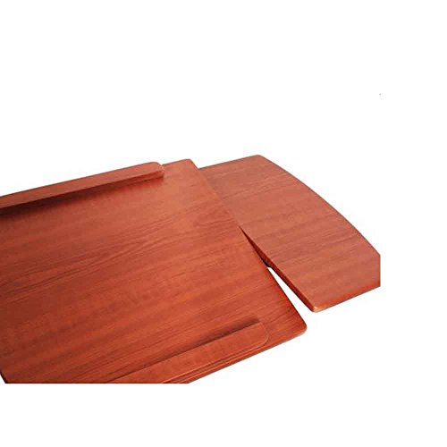 Shyneer Tilt Top Overbed Table,Multifunctional Lifting Computer Desk,Medical Adjustable Tilt Overbed Bedside Table With Wheels For Hospital And Home Use,Brown #TOP7