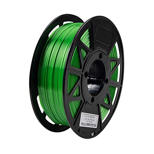 Image of Tesseract Premium PLA + 1.75mm 3D Printing Filament | Dimensional Accuracy + /- 0.03mm | Compatible with Most FDM Printers | 1 KG 3D Printer Filament - PLA Silk Green (Quantity 1)