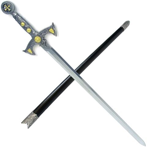 Whetstone Cutlery Knight Templar Sword with Hard Scabbard Cover
