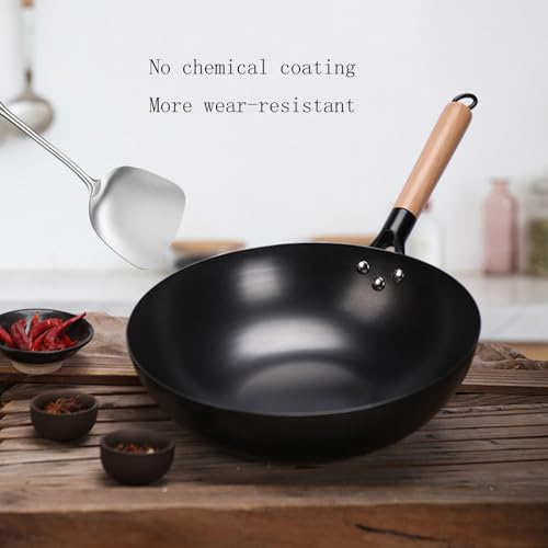 Wok de Acero Carbono 32 CM con Tapa miniatura 6