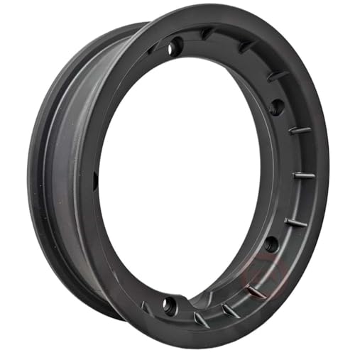 Llanta de aleación negra mate sin cámara compatible con Vespa con medidas 3.00/50.10