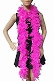 KAWAII 47 Gram 6.4Feet LongFeather Boa, Chandelle Feather Boa Great for Party, Kids Party, Halloween