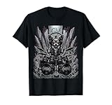 Death Metal Chihuahua Drummer Funny Rocker Dog Graphic Pun T-Shirt