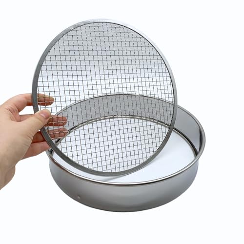 Set de tamices para suelo con 3 mallas de acero inoxidable miniatura 5