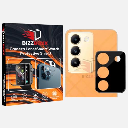 Image of Camera Lens Protector Compatible With vivo Y200e 5G | Back Camera Glass | 9H Hardness 3D Look | With Easy Installation Kit (Pack of 1)