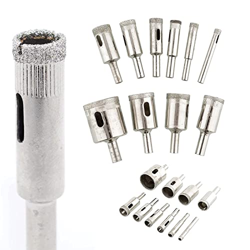 Set de 10 Brocas Diamante 3-18 mm para Vidrio y Cerámica miniatura 4