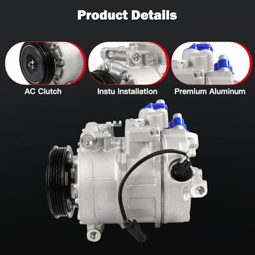 Image of CCIYU AC Compressor w /Clutch for BMW 525i 2.5L 2004-2005