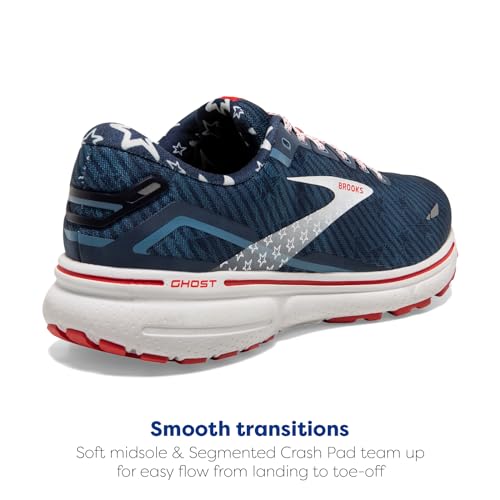 Brooks Brooks Women's Ghost 15 Neutral Running Shoe - Titan/White/Peacoat - 5 Medium