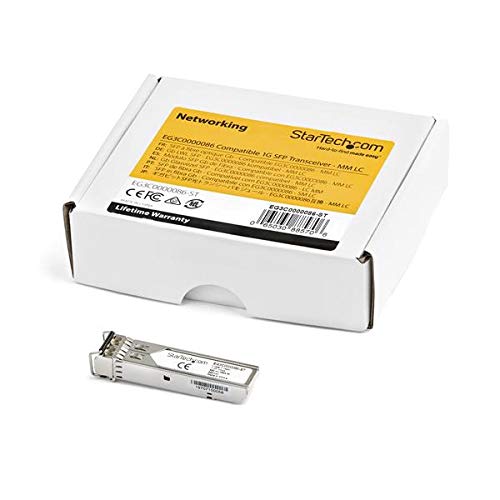 StarTech.com Citrix EG3C0000086 Compatible SFP Module, 1000BASE-SX, 1GbE Multimode Fiber MMF Optic Transceiver - Image 4