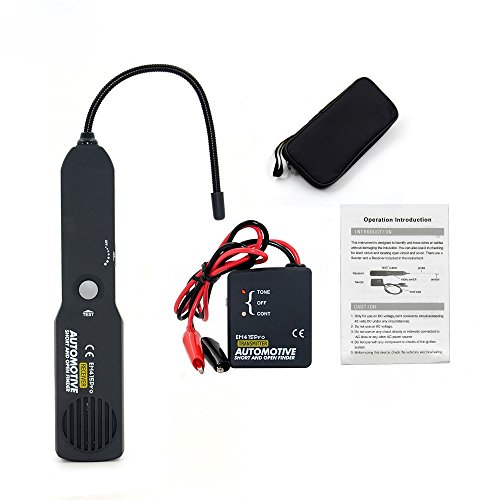 AllureEyes Automotive Cable Wire Tracker Short & Open Circuit Finder Tester Car Vehicle Repair Diagnostic Detector Tool Set DC 6-42V