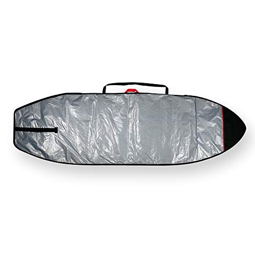 CAPA PRANCHA STAND UP PADDLE REFLETIVA ACOLCHOADA 9'5 A 9'11+ FITA RACK 5M - MAORI EXTREME