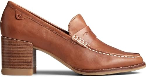 Sperry womens Seaport Penny Heel Pump, Tan, 9 US | Image 4