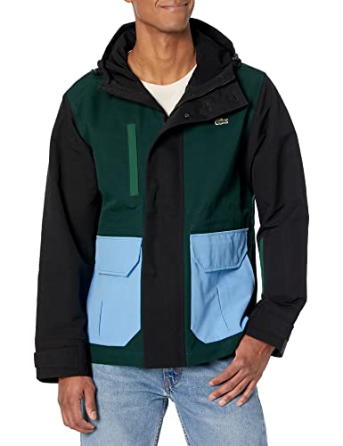 Lacoste Men's Ls Colorblock Full Zip Twill Blouson